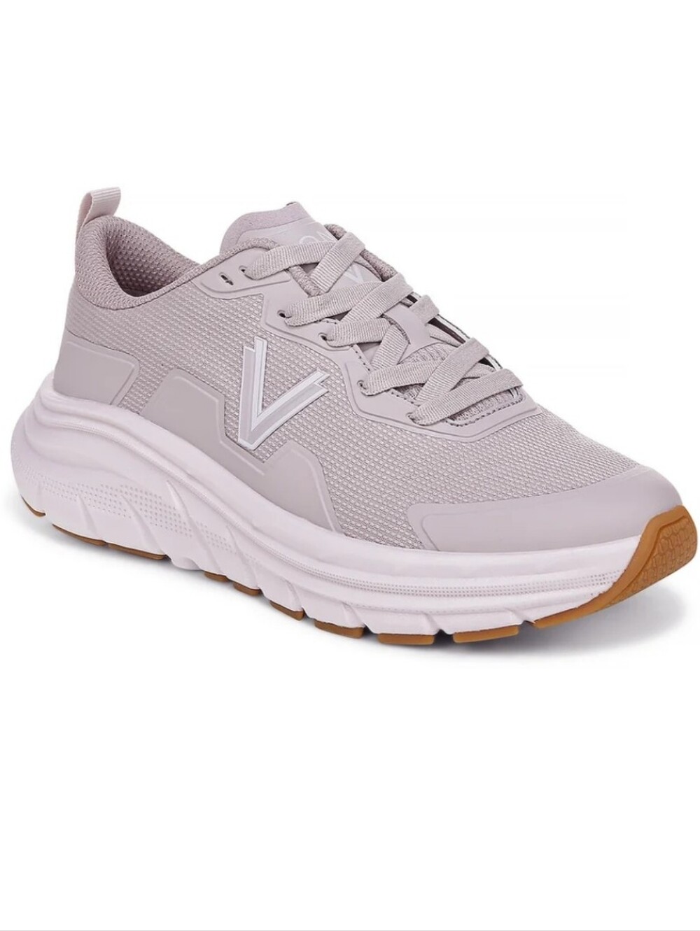 VIONIC Walk Max Lace Up Sneaker Running Work Out Gym Magnolia Dusk Pink 8 Wide
